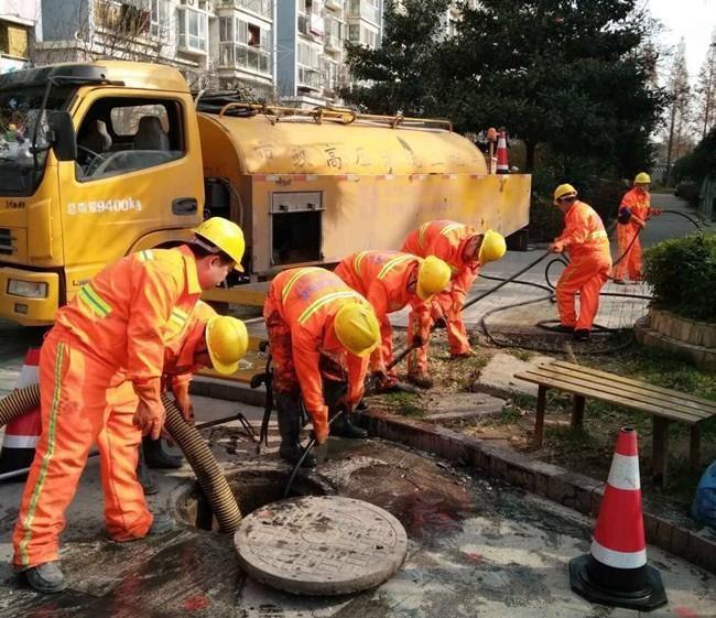 阜沙镇市政管道清淤